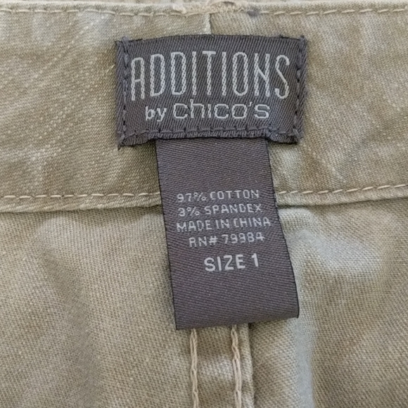 Chicos Additions size 1 taupe jeans - Picture 6 of 6